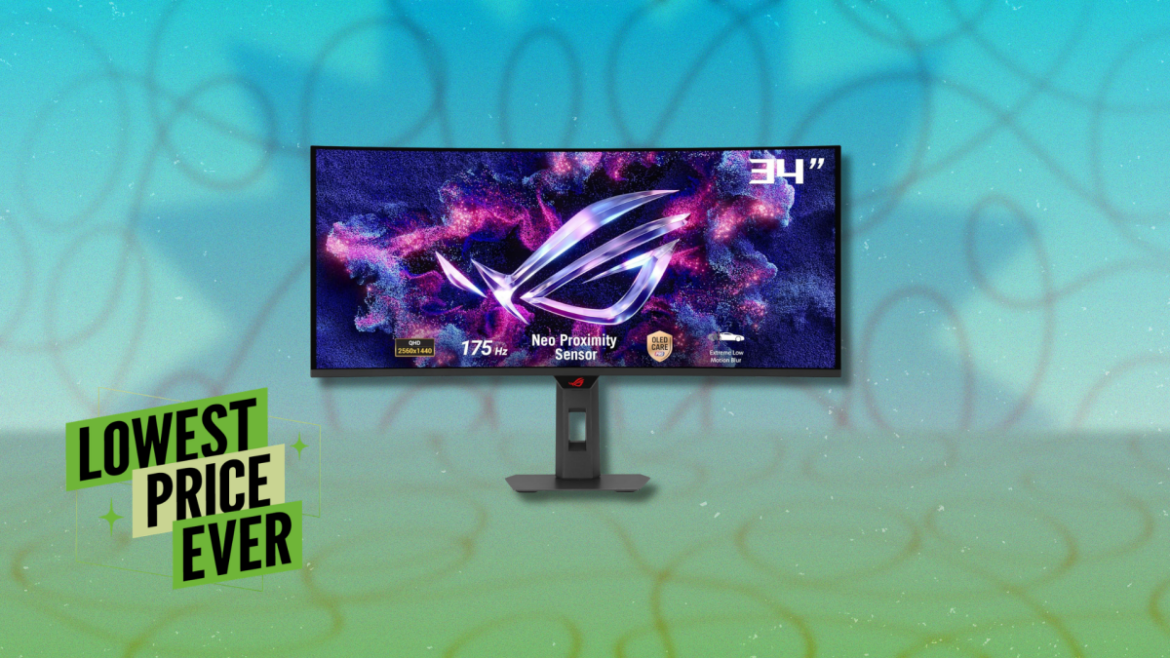 Il monitor Asus ROG Strix QD-OLED ha uno sconto di $ 350 in questo momento