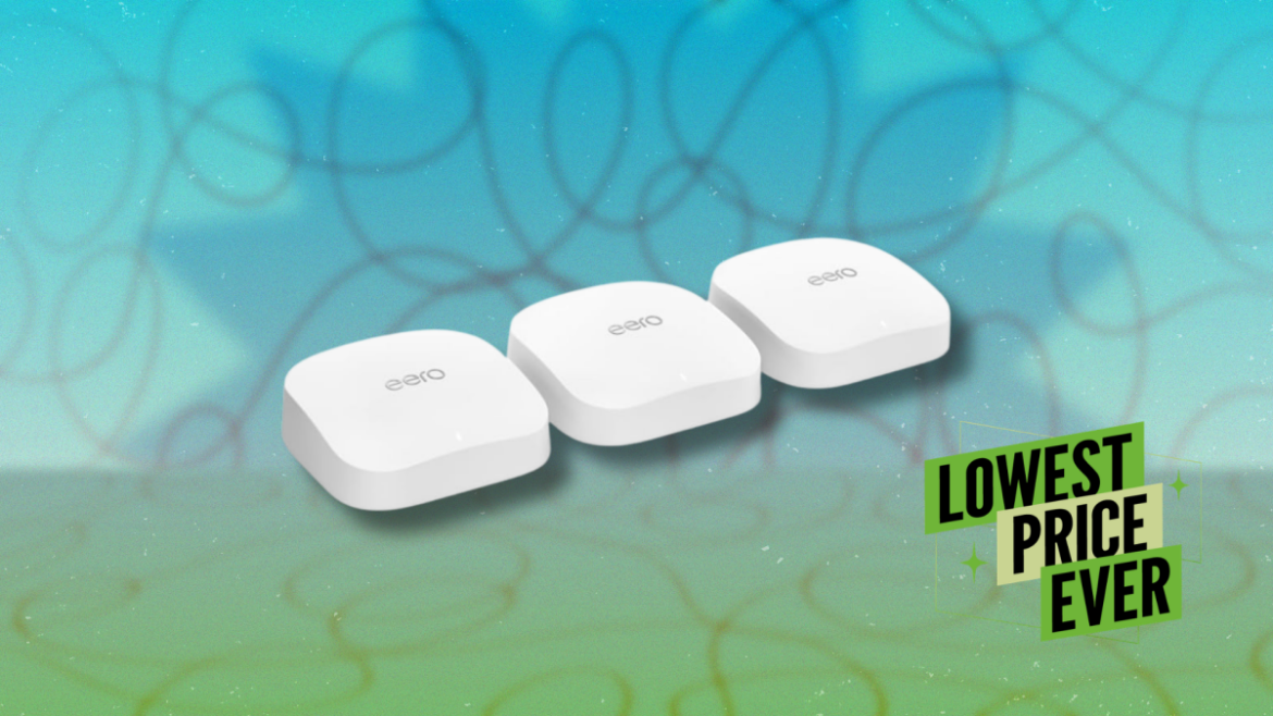 Il sistema Wifi Mesh Amazon Eero Pro 6E ha uno sconto di $ 120 in questo momento