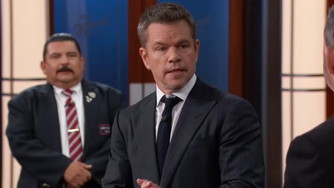 Matt Damon usa un cavallo di Troia per tendere un’imboscata a Kimmel