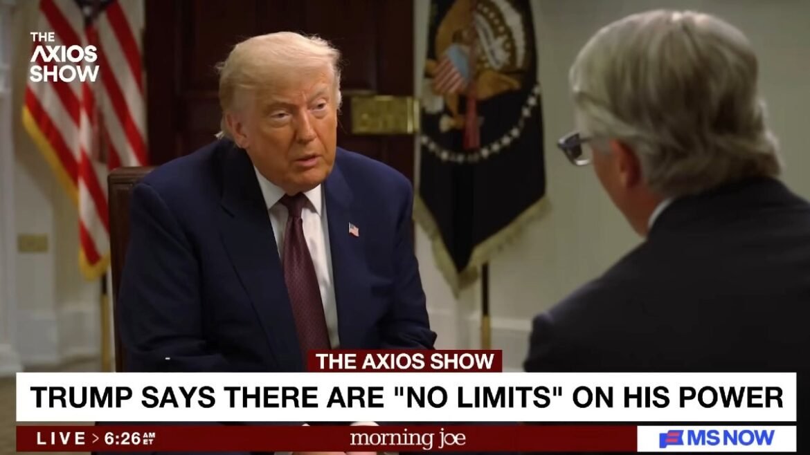 Trump afferma che non ci sono limiti ai suoi poteri presidenziali