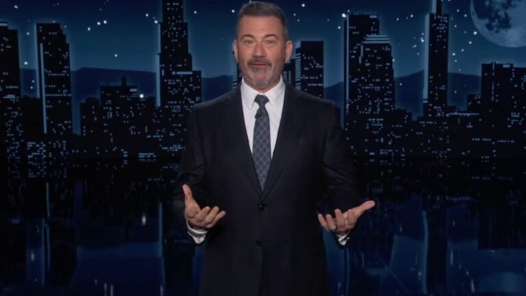 Jimmy Kimmel arrostisce Trump per i problemi delle alghe nella piscina riflettente rinnovata
