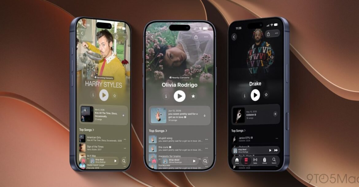 Apple Music in iOS 27 introduce nuove modifiche al design in due aree chiave