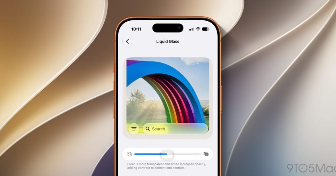 iOS 27 aggiunge il nuovo slider Liquid Glass su iPhone, ecco cosa ti permette di fare