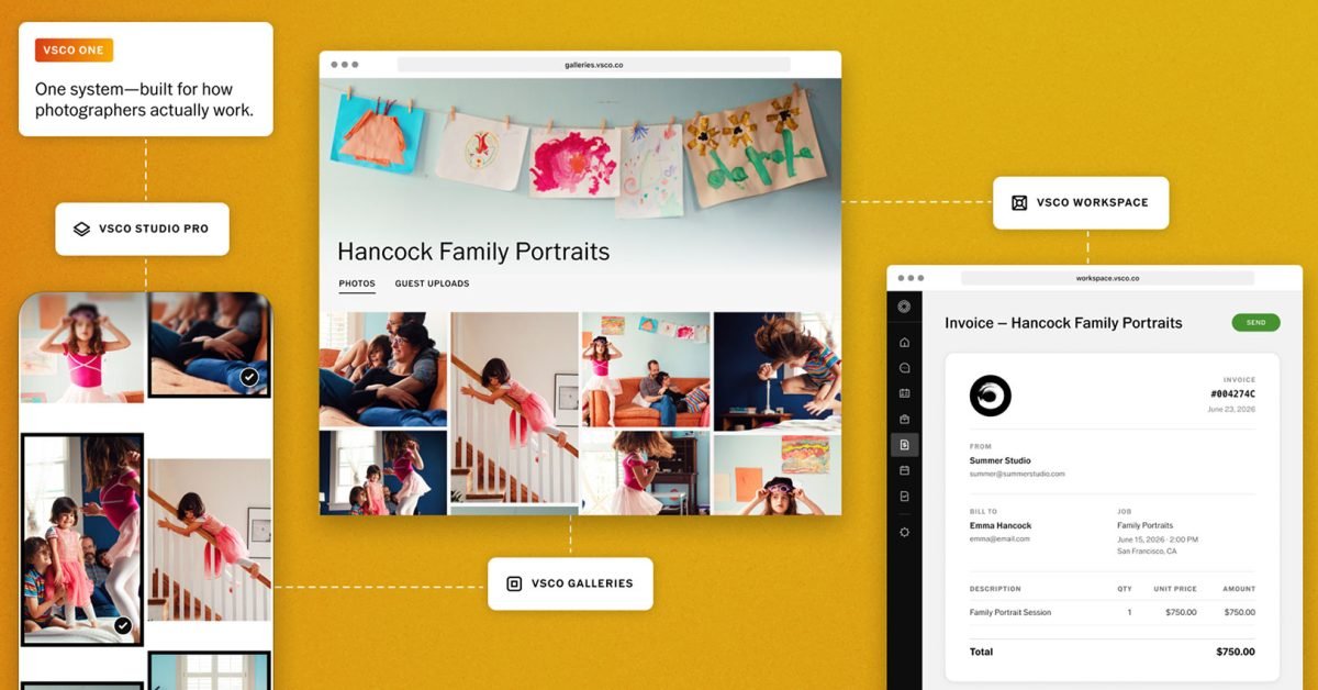 VSCO lancia una piattaforma all-in-one per fotografi professionisti