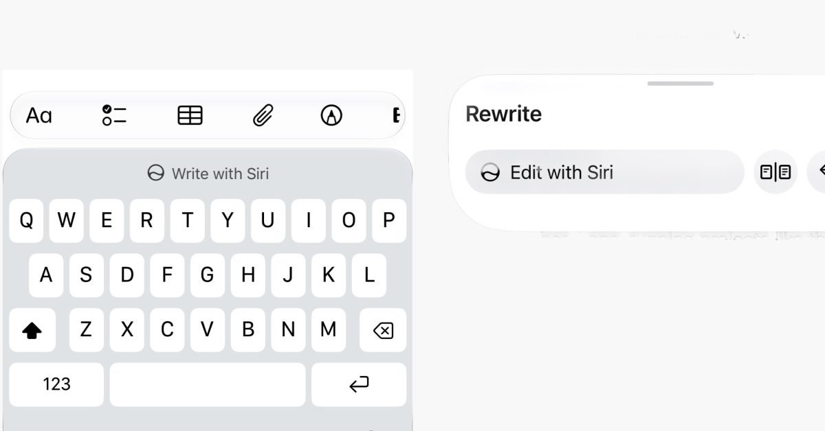 iOS 27 beta 2 include Scrivi con Siri, la nuova versione degli strumenti di scrittura Apple Intelligence
